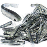 Soft Fishing Minnow Baits Forked Tail (50pcs/set)