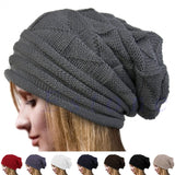 Outdoor Knitted Beanie with Pleated Cuff - Syosisny Store