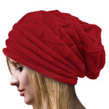 Outdoor Knitted Beanie with Pleated Cuff - Syosisny Store