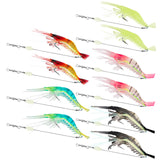 Premium Artificial Plastic Soft Shrimp Fishing Lures Set （10pcs/set) - Syosisny Store