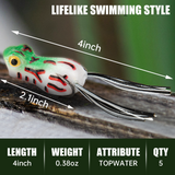 Premium Frog Fishing Lure (5pcs/set) - Syosisny Store