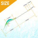 Premium Artificial Plastic Soft Shrimp Fishing Lures Set （10pcs/set) - Syosisny Store