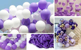 100 Pack of 12 Inch Purple Latex Balloons for Parties and Events - Syosisny Store