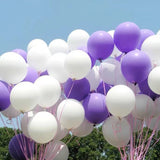 100 Pack of 12 Inch Purple Latex Balloons for Parties and Events - Syosisny Store