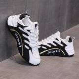 Men's Pu Leather Casual Flat Sneakers Shoes - Syosisny Store