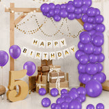 100 Pack of 12 Inch Purple Latex Balloons for Parties and Events - Syosisny Store