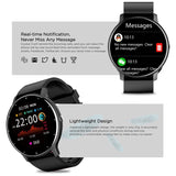 LIGE 2023 New Smart Watch Men Full Touch Screen Sport Fitness Watch IP67 Waterproof Bluetooth For Android ios smartwatch Men+box - Syosisny Store