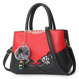 Embroidered Messenger Bags Women Leather Handbags Bags for Women 2021 Sac a Main Ladies Hand Bag Female Hand bag new - Syosisny Store