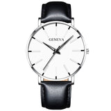 2023 Minimalist Men&#39;s Fashion Ultra Thin Watches Simple Men Business Stainless Steel Mesh Belt Quartz Watch relogio masculino - Syosisny Store