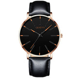 2023 Minimalist Men&#39;s Fashion Ultra Thin Watches Simple Men Business Stainless Steel Mesh Belt Quartz Watch relogio masculino - Syosisny Store