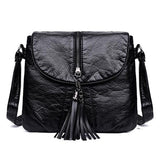 New Designer Shoulder Bag Soft Leather Handbag Women Messenger Bags Crossbody Fashion Women Bag Female Flap Bolsa - Syosisny Store