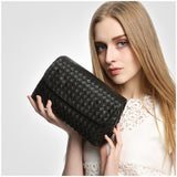 Women's Shoulder Bag Luxury Brand 100% Sheep Leather Messenger Bag Hand-Woven Stylish Elegant Simple Versatile 2022 New Black - Syosisny Store