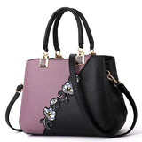 Embroidered Messenger Bags Women Leather Handbags Bags for Women 2021 Sac a Main Ladies Hand Bag Female Hand bag new - Syosisny Store