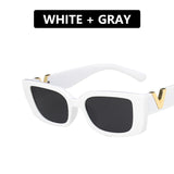 Square Fashion Trend Sunglasses for Women - Small Frame and Versatile Design - Syosisny Store