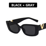 Square Fashion Trend Sunglasses for Women - Small Frame and Versatile Design - Syosisny Store