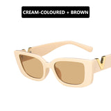 Square Fashion Trend Sunglasses for Women - Small Frame and Versatile Design - Syosisny Store